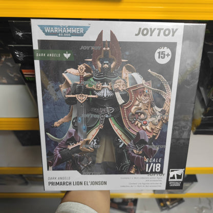 ?JOYTOY?Warhammer 40K Dark Angels Primarch Lion El'Vonson 1/18 Action Figure Model Toys