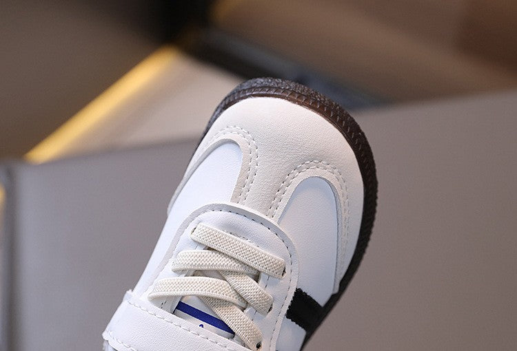 Toddler Baby Kids Fashion Design Walking Shoes Sneakers White Non-slip Casual Shoes Boys Girls Breathable Outdoor Sport Shoes