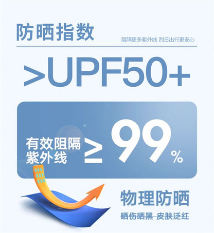 2025 new [new product upgraded skin clothing] high elastic sunscreen clothing men's and women's color contrast machine bag ice s