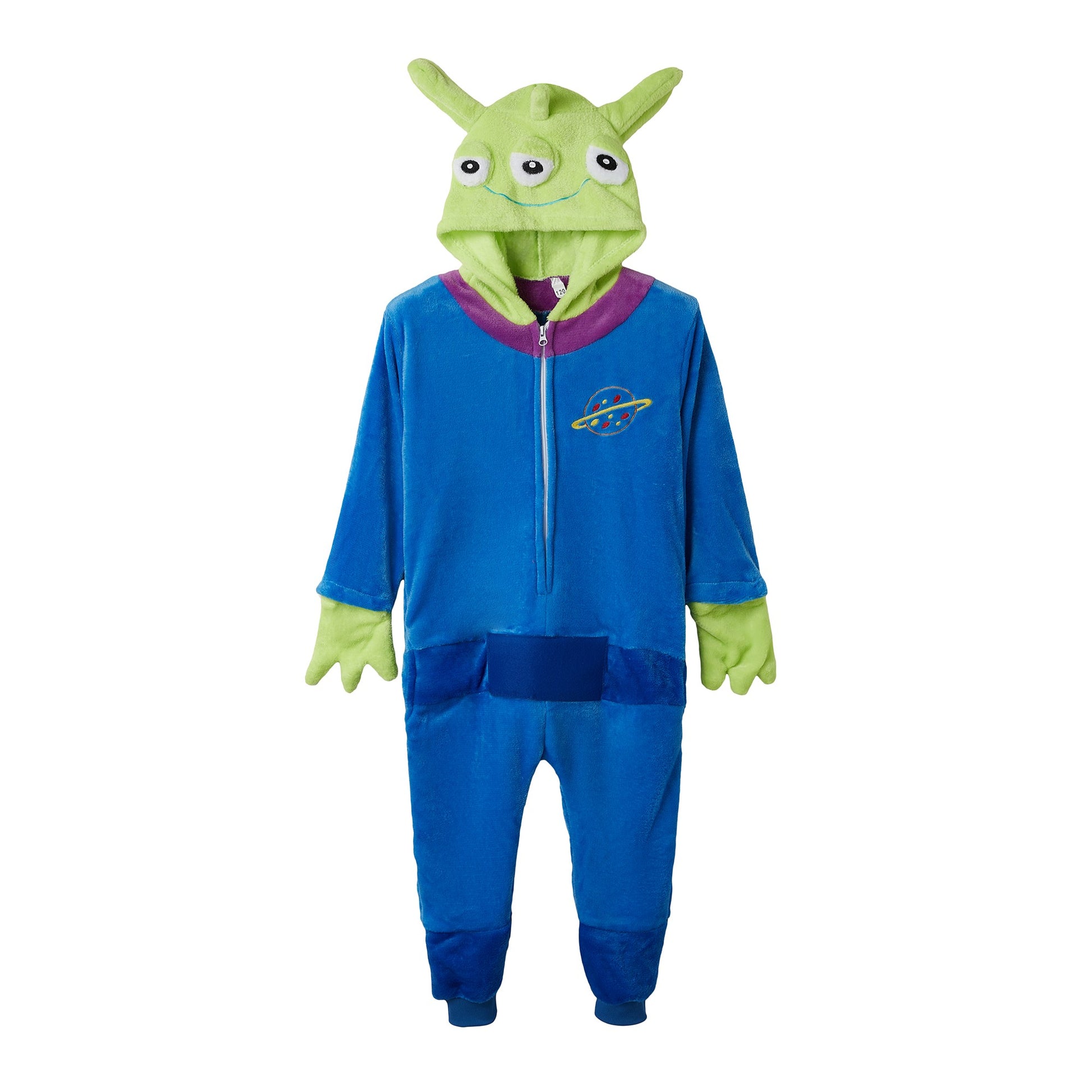 Kigurumi Unisex Three Eyed Monster Anime Cosplay Costumes Onesies Animal Pajamas Halloween Christmas Party Costume for Women Men