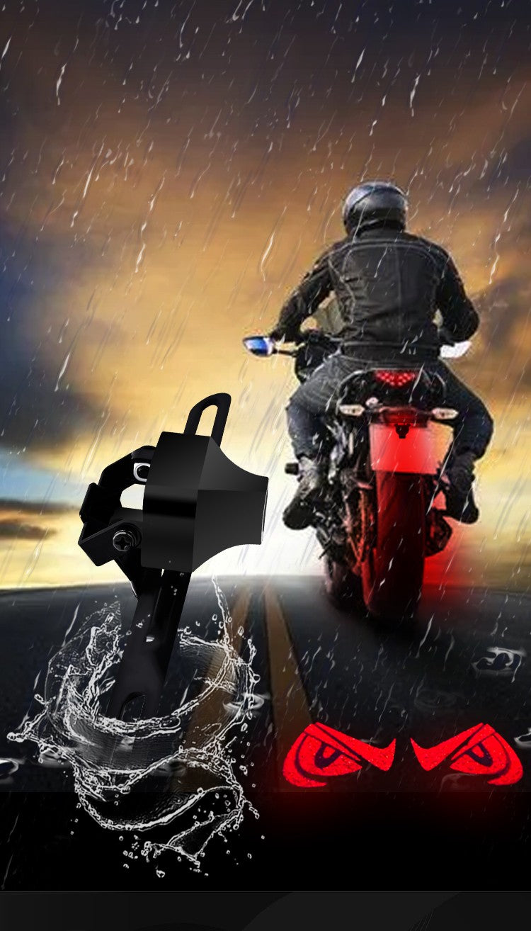 Luzes de Projeção Traseira de LED para Motocicleta Olho de Diabo Luzes de Chão para Veículos Elétricos Luzes Ambiente de LED Luz de Aviso de Alto Brilho