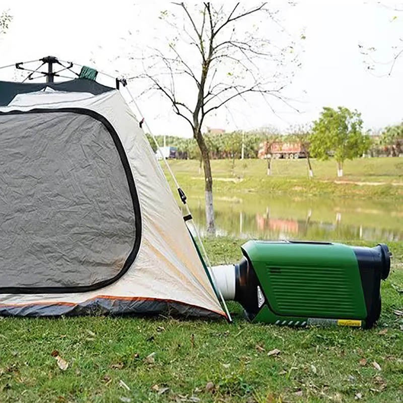 Tenda com Ar Condicionado Móvel, Compressor Portátil, Tenda para Acampamento ao Ar Livre