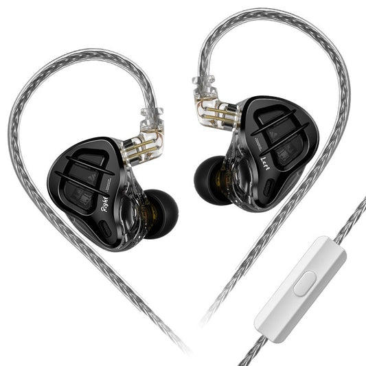 KZ ZAR HiFi Wired Earphone In Ear Monitor Earbuds Hybrid Technology 7BA+1DD IEM Headset With Microphone Bass Phone Headphones