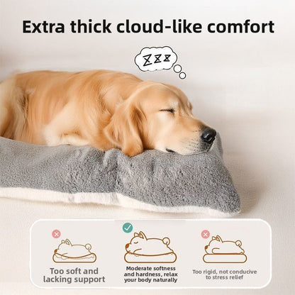 Cama Para Cães Extra Grande Sofá De Pelúcia Para Cães, Cama Para Animais De Estimação De Poliéster Super Macio, Engrossado, Tapete Para Cães Grandes De Inverno