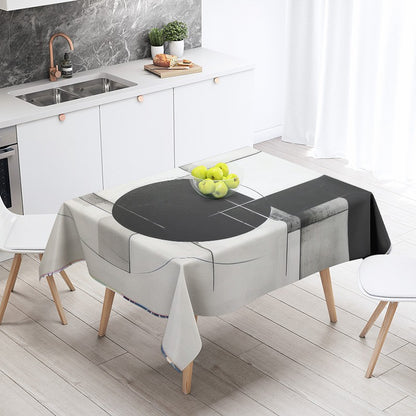 Abstract Geometric Tablecloth Waterproof Stain Resistant Party Decoration Restaurant Cafe Dining Table Tablecloths 140X200cm