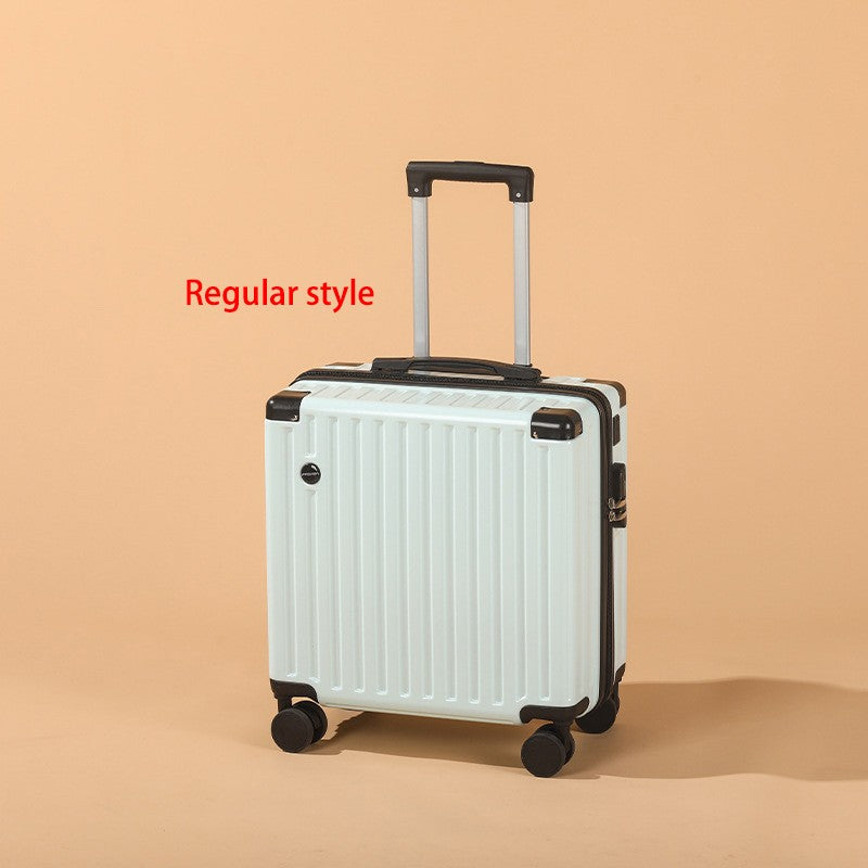Mala de Bordo Pequena de 18 Polegadas ABS com Múltiplos Compartimentos e Divisória para Molhados e Secos para Viagens a Negócios e Viagens Curtas