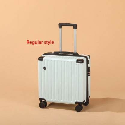 Mala de Bordo Pequena de 18 Polegadas ABS com Múltiplos Compartimentos e Divisória para Molhados e Secos para Viagens a Negócios e Viagens Curtas