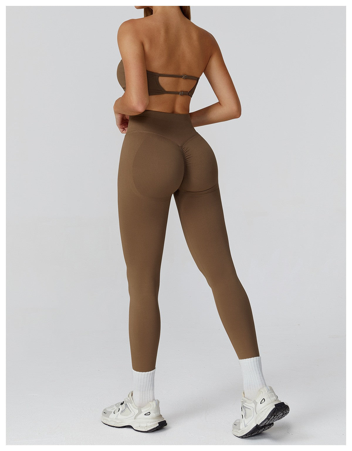 Yoga Clothes Set 2PCS Gym Sportswear Women Sports Bra High Waist Leggings Fitness Suit Running Workout Tracksuit Athletic Wear