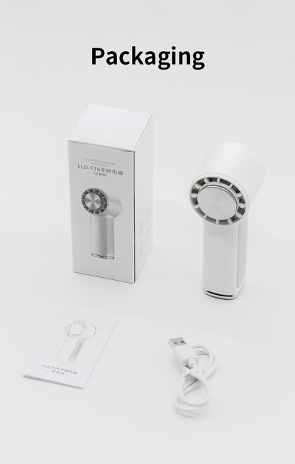 Mini Ar Condicionado Portátil Climatizador Evaporativo Recarregável USB 2000mAh Ventilador de Mão para Acampamento ao Ar Livre Mini Aparelho de Ar Condicionado