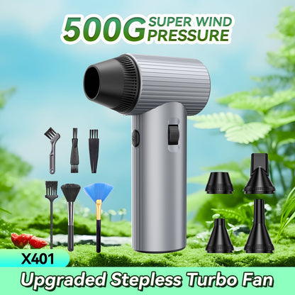 ADINKAM Upgraded Stepless High-Efficient Jet Fan Blower OEM-Style 500g Wind Pressure Super Power Car House PC Cleaning Tools