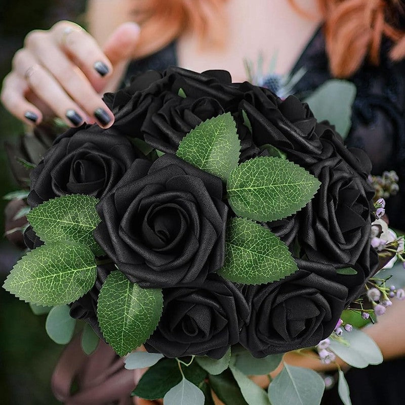 5/10/15/20/25Pcs Artificial Rose Flowers Wedding Decorations Centerpieces Arrangements Party Baby Shower Garden Home Decor Gifts