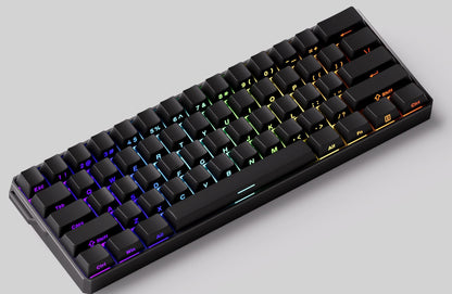 Akko MonsGeek FUN60 Teclado Mecânico Interruptor Magnético Teclados Gamer 60% Gatilho Rápido 0,01mm 8K ARGB HE/TMR Teclado Personalizado