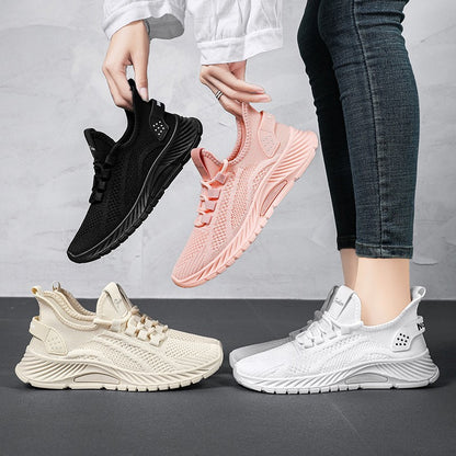 ?Sapatos Femininos Verão 2025 Tênis Casual Malha Respirável Leve Acessível Frete Grátis?
