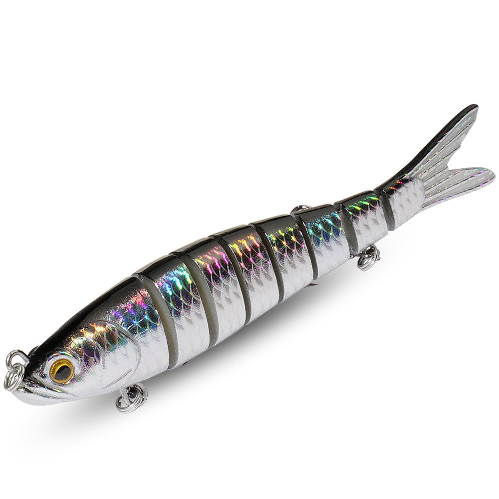 Isca Swimbait 11g 16g 27g Multi Articulada Lenta Afundante Segmentada Biônica Natação Pesca Baixo Anzol Triplo Pesca de Carpa Isca Dura