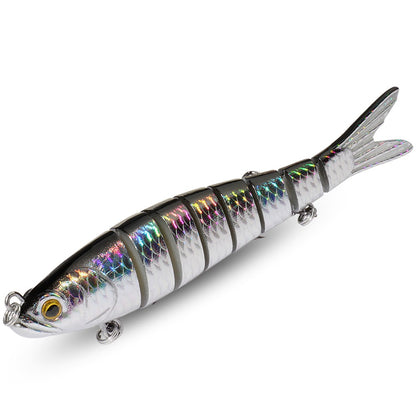 Isca Swimbait 11g 16g 27g Multi Articulada Lenta Afundante Segmentada Biônica Natação Pesca Baixo Anzol Triplo Pesca de Carpa Isca Dura