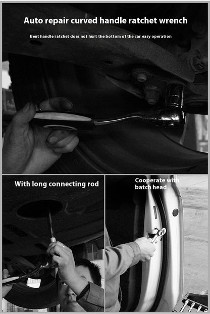 Grande Conjunto de Ferramentas para Reparo Automotivo Chave de Boca de Soquete de Manutenção Automotiva Conjunto de Combinação de Soquetes Multifuncional