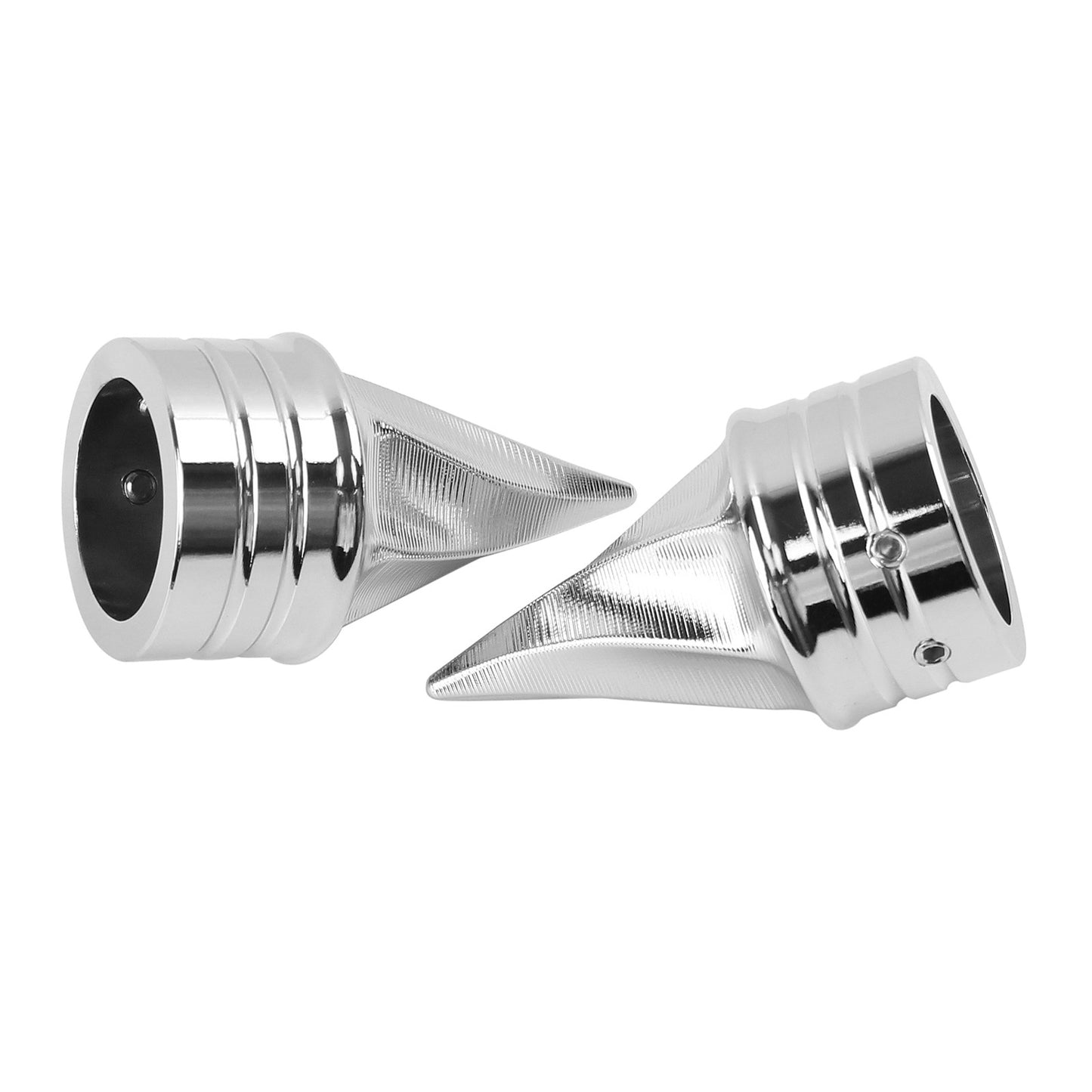 Porcas da extremidade do eixo dianteiro torcido da motocicleta Tampas do eixo pontiagudas Adequadas para Harley Touring Sportster Dyna Street Glide Road King Road Glide