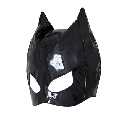 Bat Mask Headgear Latex Cosplay Headgear Halloween Night Dance Party Adult Masquerade Mask Latex Mask for Men Women Anime
