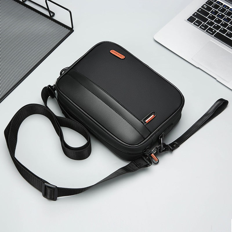 High Quality Soft PU Leather Male Small Shoulder Bag Fashion Men's Mini Handbag Casual Male Day Clutch Phone Bag