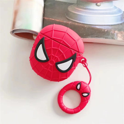 Capa Batman para Airpods Pro 2, Capa de Silicone à Prova de Choque 3D Desenho Animado para Airpods 4 3 2 1 Capa Protetora Funda Meninos Crianças
