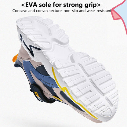 Kids Sports Shoes Boys Sneakers Trendy Non-Slip Running Walking Shoes For School Children Lightweight Casual Tennis Footwear