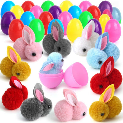 5-20Pcs Easter Egg Bunny Ornament Decoration Holiday Pinata Gift Bag Basket Fill Easter Birthday Party School Kindergarten Gift