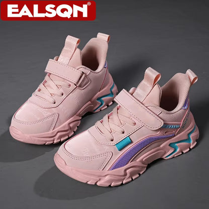 Children Sneakers Casual Shoes for Girls Pink Comfortable Leather Running Sports Kids Girl Flat Breathable Shoes