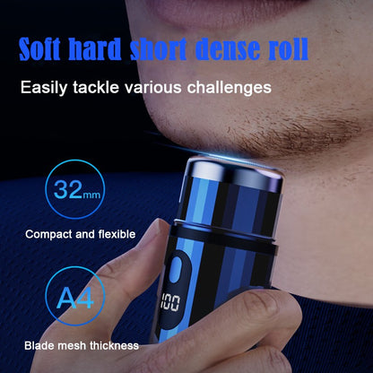 Mini Electric Shaver USB-C Rechargeable Shaver Waterproof Portable Shaver Powerful Travel Home Use Cordless Shaver