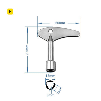 Chave Inglesa Phillips de 4 Vias Mini Universal Triângulo Interno Multifunções Pequena Chave Cruzada Ferramentas Manuais de Reparo Para Elevador de Carro
