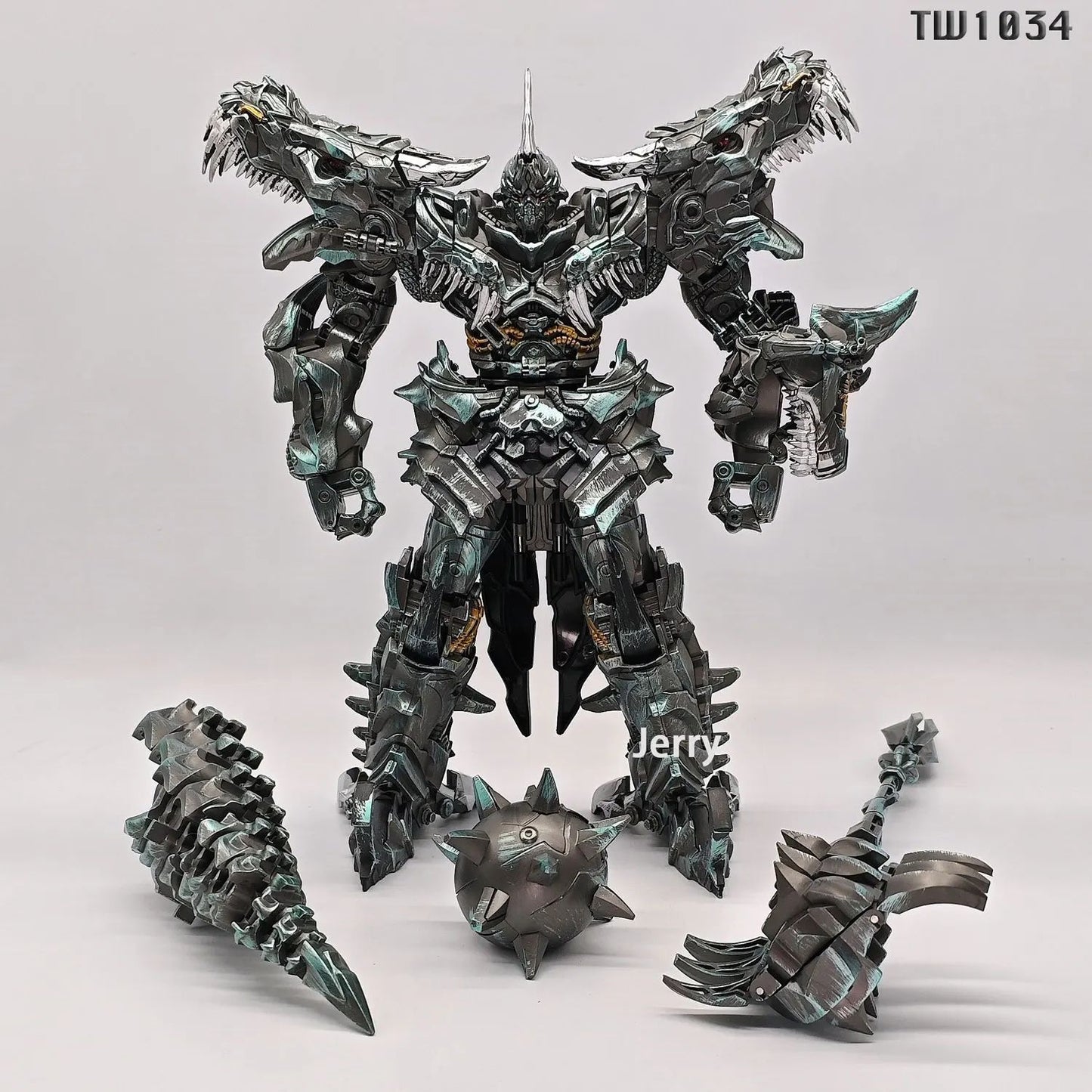 BAIWEI Transformation TW1034 TW-1034 24cm Grimlock KO SS07 Action Figure Dinossauro Lorde Líder Brinquedo Coleção Presentes