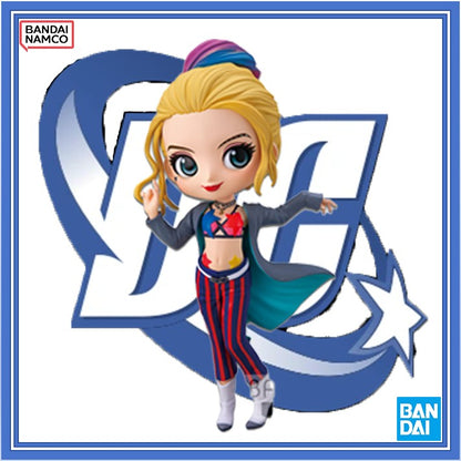 Autêntica Bandai Banpresto Qposket Esquadrão Suicida DC Hero Arlequina Fofa PVC Colecionável Figure - Presente Perfeito para Fãs
