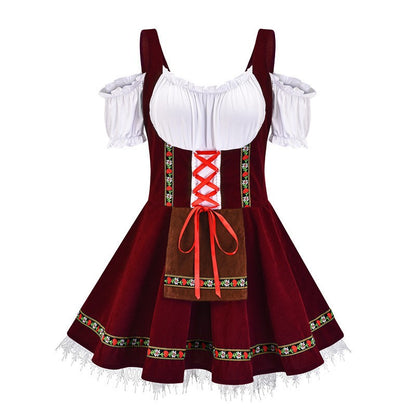 Halloween Party Costumes Makeup Dance Cosplay Clothing Stage Performance Costume Beer Girl Dresses