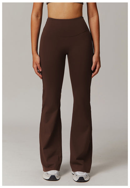 High Waist Wide Leg Pants Leggings Women Tights Fitness Bell-bottoms Yoga Elastic Leggings Push Up Gym Workout Flared Pants