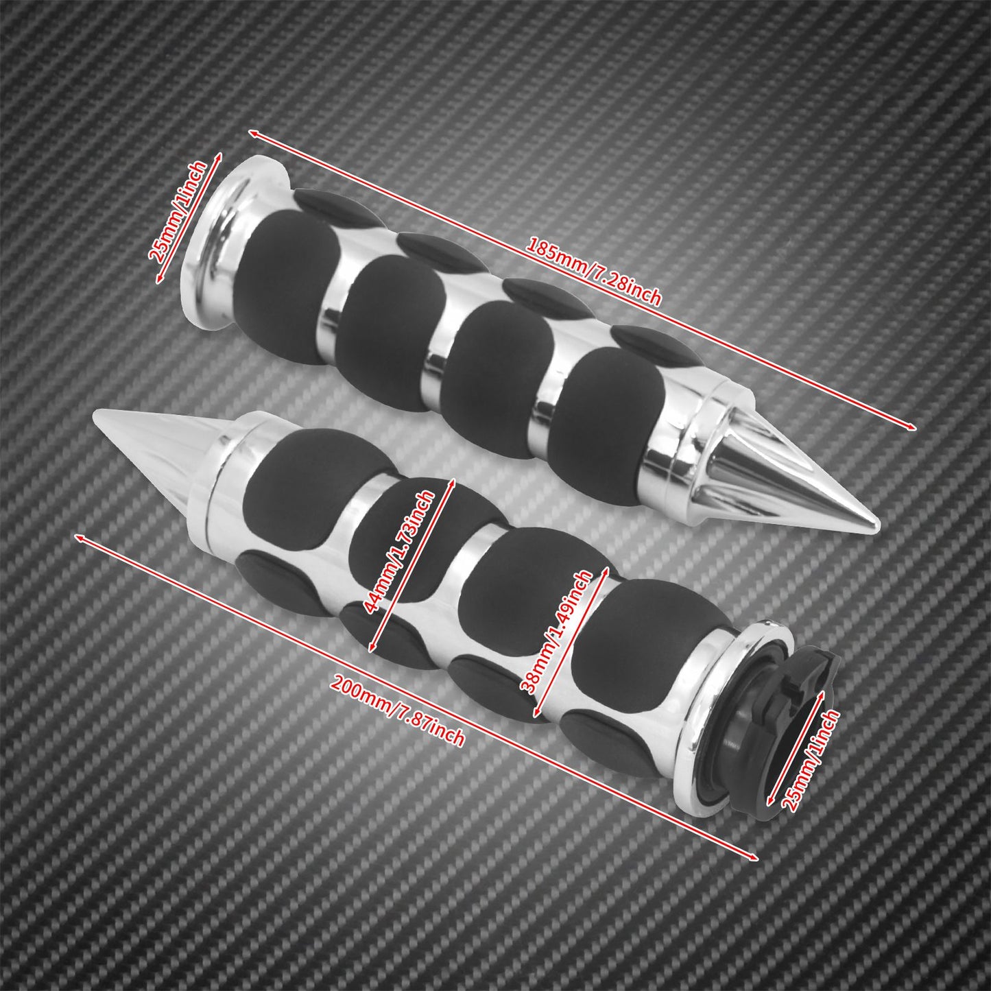 1" Motorcycle Hand Grips 25mm Handlebar Handle Bar For Harley Touring FLHR Softail Fat Boy Sportster XL 883 1200 Dyna For Honda