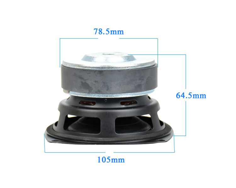 AIYIMA 1Pcs 4 Inch Subwoofer Speaker Unit HIFI 4/8 Ohm 100W Woofer Sound Speaker Home Theater Deep Bass Loudspeaeker