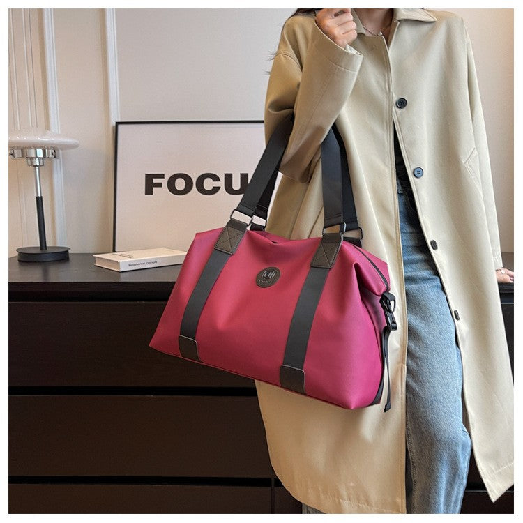 Travel bag Men's and women's tote bag Large capacity travel duffel Yoga exercise  Oxford cloth waterproof fitness bag