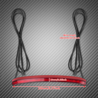 Lâmpadas Traseiras de Moto LED Lanterna Traseira de Para-lama Luz de Freio Indicador de Seta Para Harley Softail Fatboy FLFB FLFBS 18-25 Modelo EUA