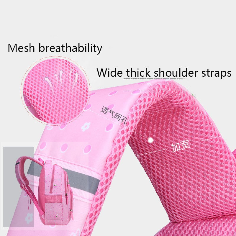 Mochila Infantil Menina, Mochila Escolar Estudantil Frutas Flores Marinho Para Crianças Adolescentes, Mochila Escolar Primária À Prova D'água, Mochila Menina