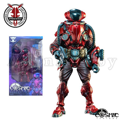 Four Horsemen Studio 1/12 6inch Boneco de Ação Cosmic Legions Outpost Zaxxius T.U.5.C.C. Piloto Red Jets Modelo de Anime