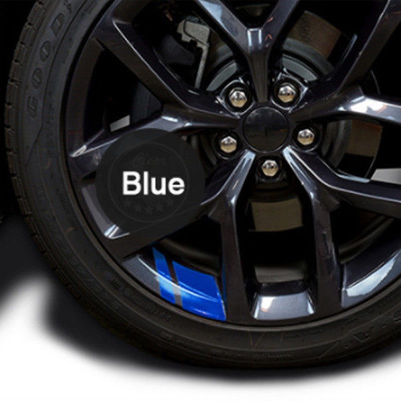 6 Adesivos de Carro Reflexivos para Cubo de Roda Decalques Resistentes Tampa Acessório Exterior Decoração de Carro para Dodge Chrysler Jeep