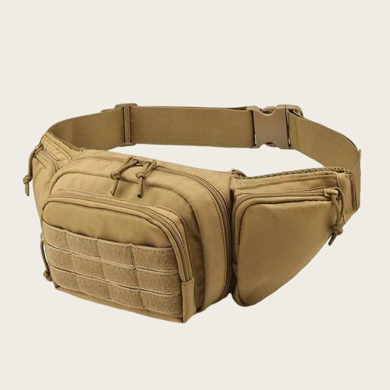 Multi functional outdoor hiking leisure waist bag, sports bag, cycling bag, single shoulder tactical waist bag