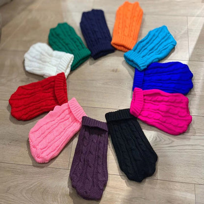 Roupa de Inverno para Cães, Roupa de Tricô para Animais de Estimação Pequenos e Médios, Casaco para Filhotes Chihuahua, Suéter para Cães Yorkshire, Ropa Perro