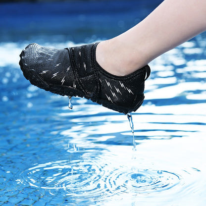 Children Quick Dry Wading Sneakers Boys Girls Light Breathable Beach Aqua Shoes Kid's Elastic Non-slip Water Sports Shoes