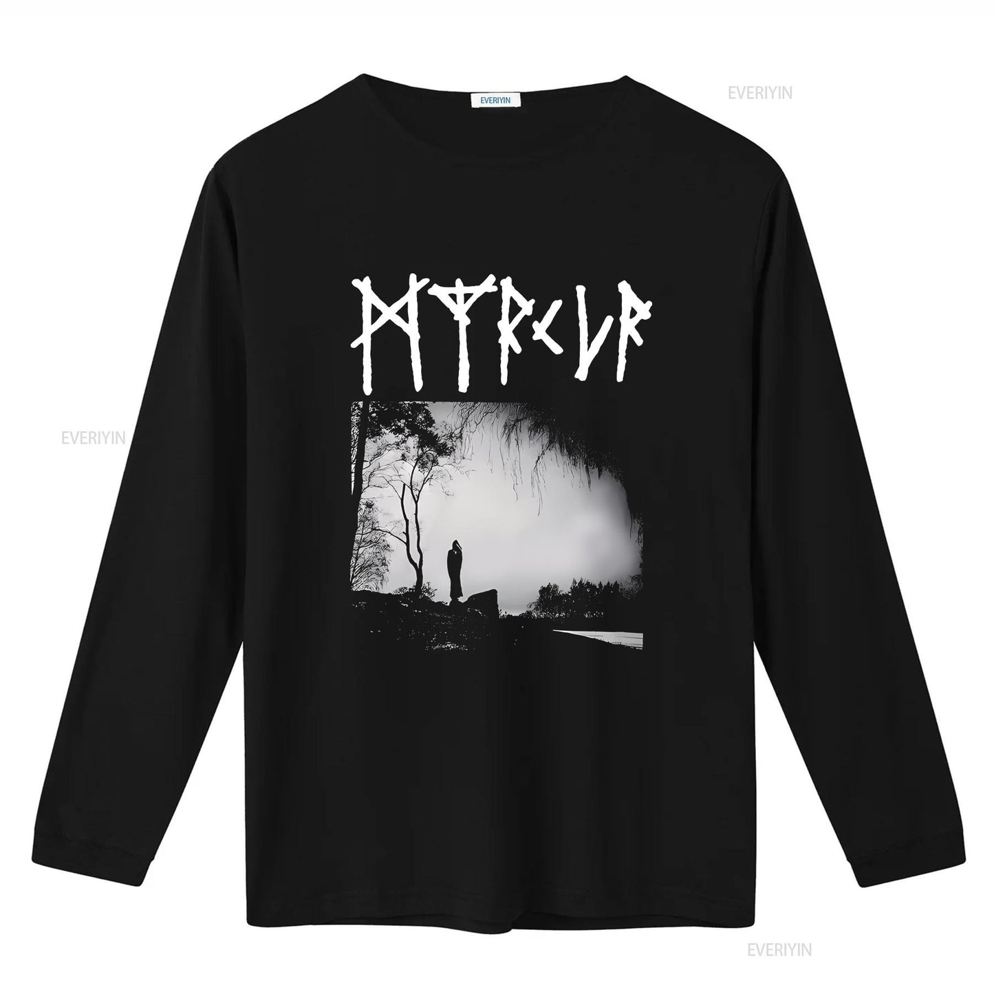 myrkur m T Shirt vintage Washed Top For Everyday Wear Soft Comfortable streetwear graphic Casual Stretched homme fashion