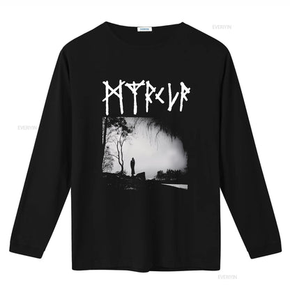 myrkur m T Shirt vintage Washed Top For Everyday Wear Soft Comfortable streetwear graphic Casual Stretched homme fashion