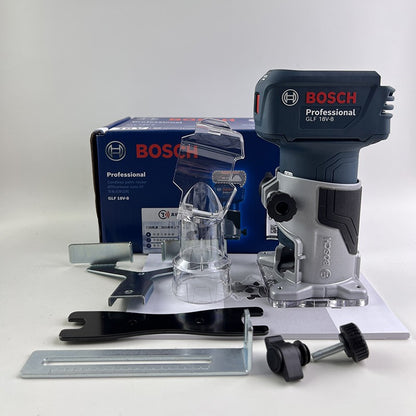Bosch Tupia Laminadora a Bateria Brushless GLF18V-8 Multifuncional Fresadora para Bakelite Marcenaria Ferramenta Elétrica para Chanfrar Madeira