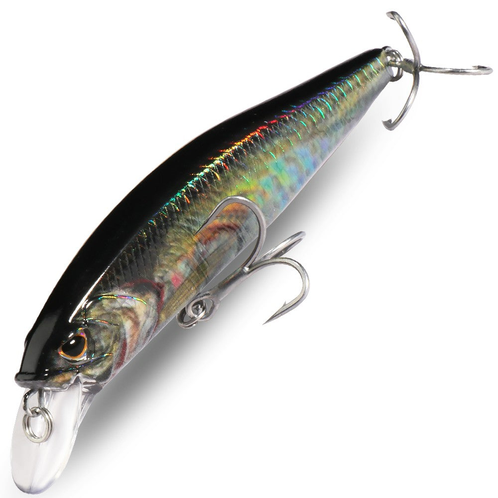 Minnow Afundante 19g Jerkbait Flutuante 15g Isca de Pesca Anzóis Triplos Swimbait Pesca Popper Tackle Wobbler Isca Artificial