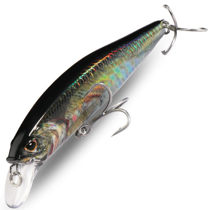 Minnow Afundante 19g Jerkbait Flutuante 15g Isca de Pesca Anzóis Triplos Swimbait Pesca Popper Tackle Wobbler Isca Artificial