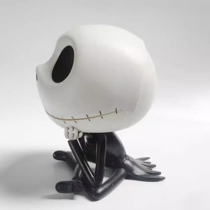 Anime O Estranho Mundo de Jack Boneco de Ação Jack Skellington Caixa de Armazenamento Modelo de Mesa Enfeites Presente de Aniversário Brinquedo