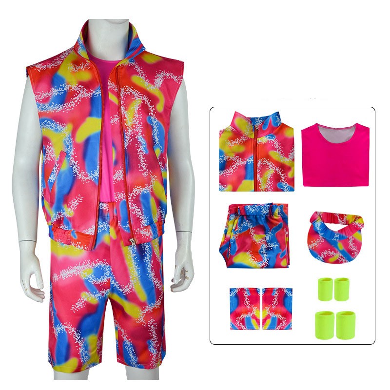 Boys Girls Sports Style Swimsuit Cos Hot Movie Clothing Children Cosplay Suit Ken Daily Wear Beach Halloween Party Costumes